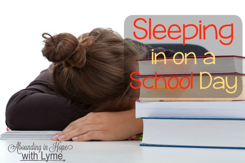 Sleeping in on a School Day