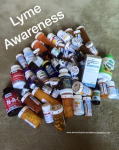 Lyme Disease Medication in a Pile
