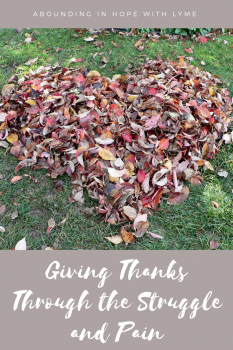 Giving Thanks Through the Struggle and Pain