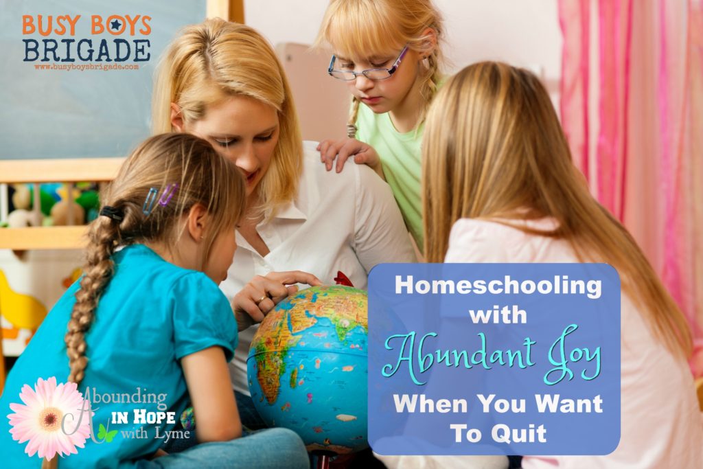 Homeschool Encouragement Don't Quit