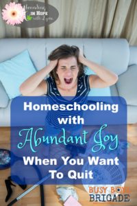 Homeschooling Frustration