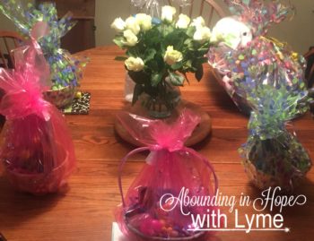 Easter Baskets on the Table