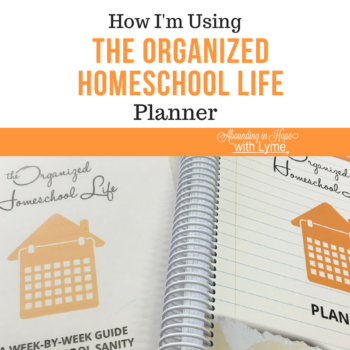 Organized Homeschool Life Planner