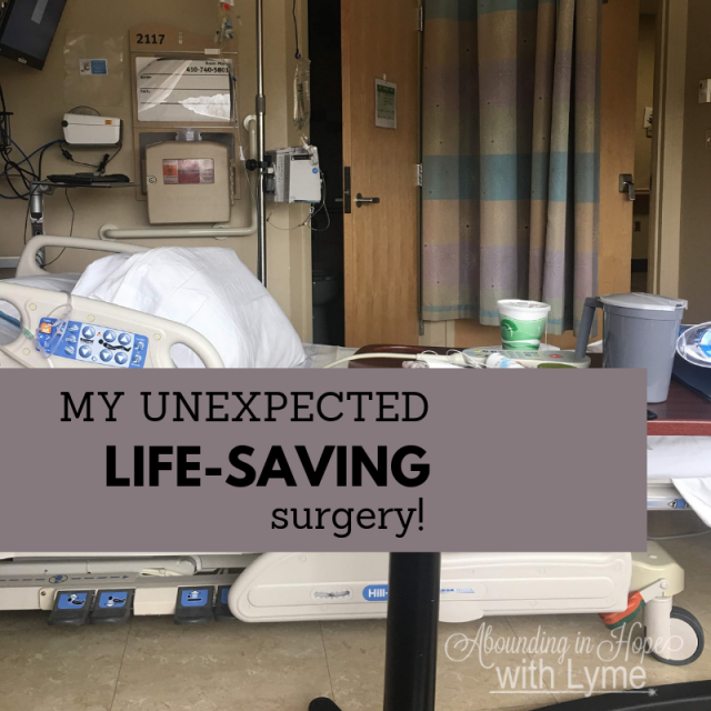 Unexpected Life-saving surgery