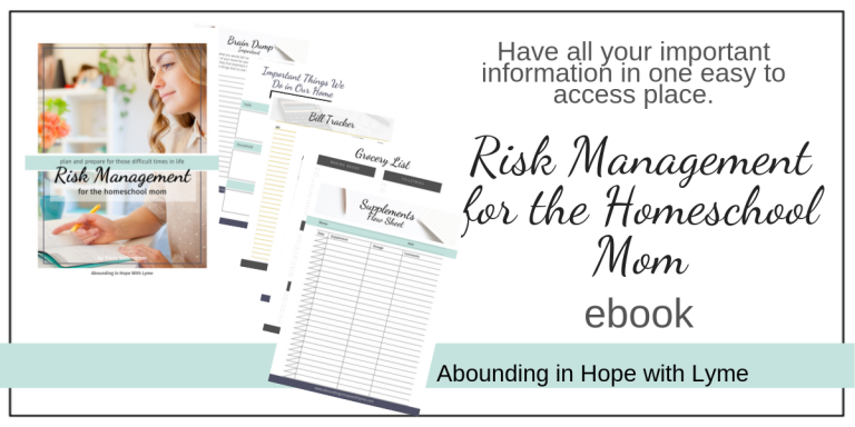 Risk Management for the Homeschool Mom