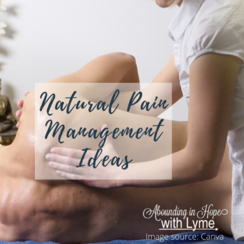 Natural Pain Management Ideas