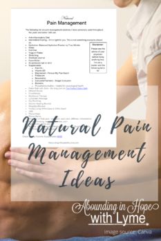 Natural Pain Management Ideas
