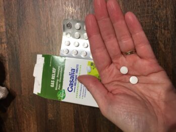 Boiron Meltaway Tablets in hand