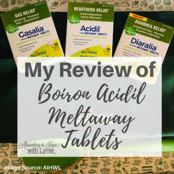 Review of Boiron Acidil Meltaway Tabs