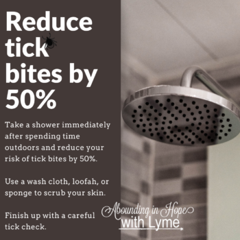 Tick Bites & Shower